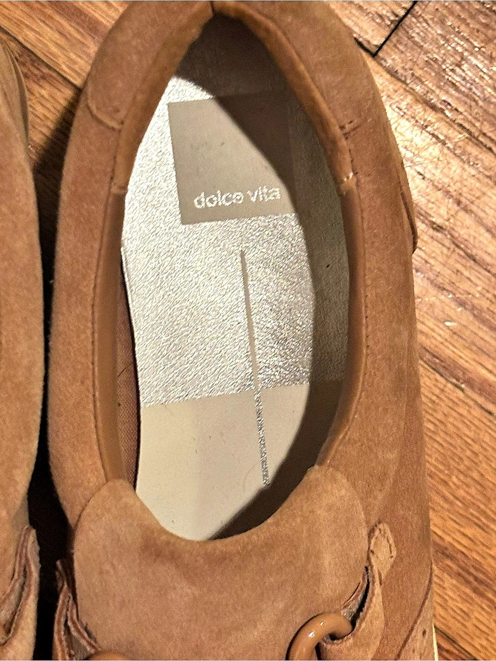 Dolce Vita Jhax Suede Brown Platform Sneaker Loafer Fringe Horsebit Loafer 9.5 - Picture 2 of 10